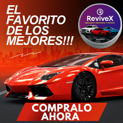ReviveX – Cera Restauradora para Cojinería de Cuero y Plásticos del Interior del Auto
